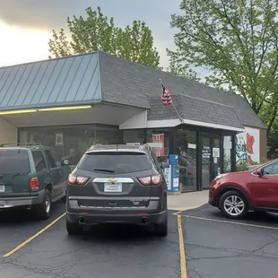 cars parked in a parking lot