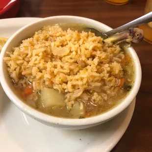 Caldo de pollo