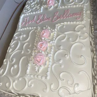 Baptism Cake Full Sheet