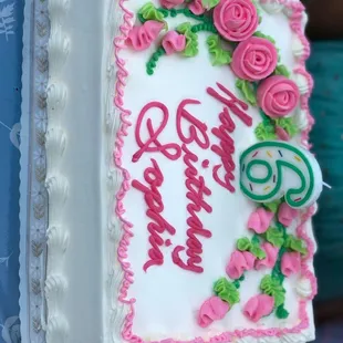 a birthday cake