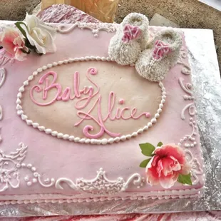 Buttercream frosting.
