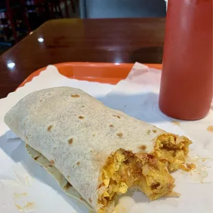 Taqueria style salsa in squirt bottle love it