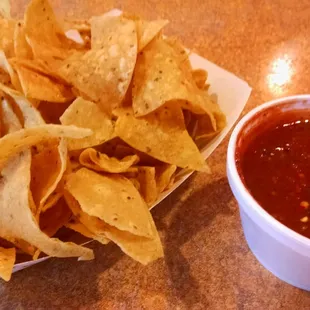 Salsa and Chips