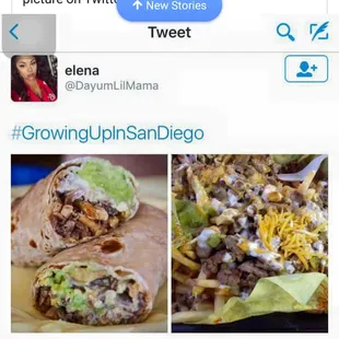 Hey Rosies! THIS IS A CARNE ASADA BURRITO! (pic on left)  Learn it!!!