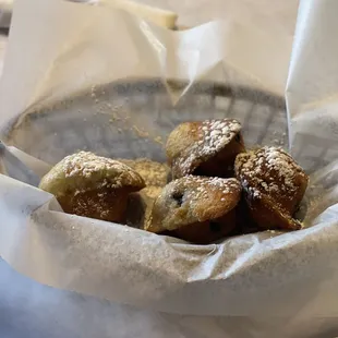 Blueberry muffins for appetizer? Yes please!