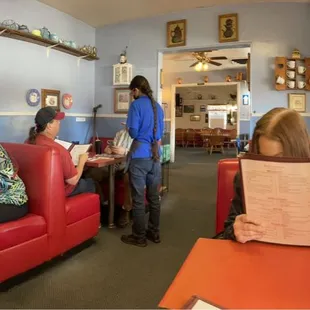 diners sitting at tables