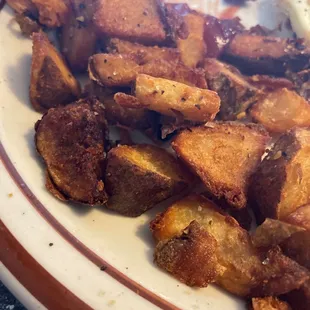 Burnt country potatoes