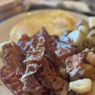 Fresh Egg, Bacon &amp; potatoes