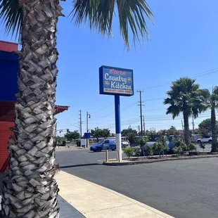outside