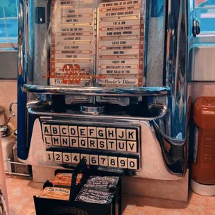an old fashioned soda machine