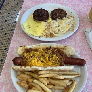 Chili Cheese Hound Dog