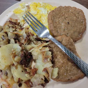 a plate of food