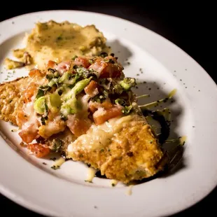 Fresh catch swordfish cooked lazy days style.