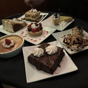Dessert options