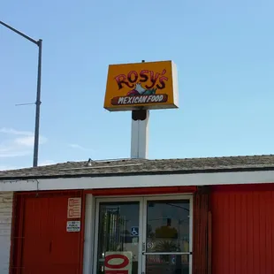 the front of the restaurant