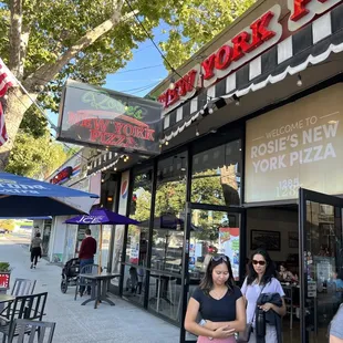 Entrance and outdoor seating