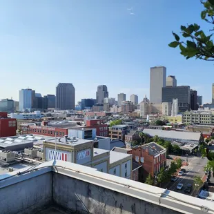 a view of downtown