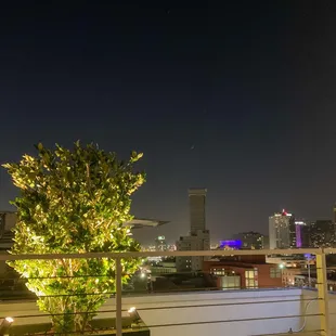 Rooftop seating