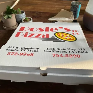Pizza box
