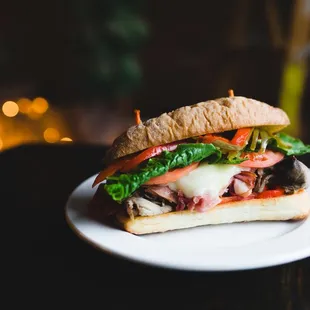 a sandwich on a plate