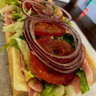 Fresh deli-sliced sandwich