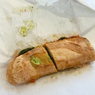 turkey pesto brie sandwich