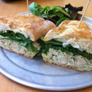Basil Pesto Chicken Salad