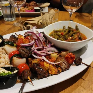 Platter for 2 people, plenty of food and had leftovers too