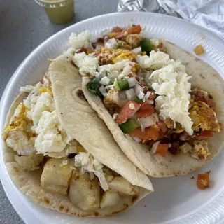 Buld Your Own Breafast Taco