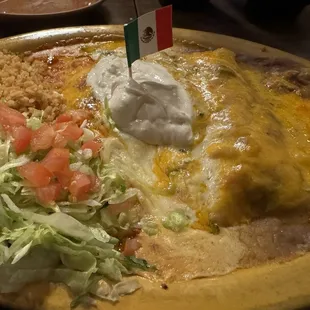 Mexican Flag Plate