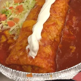 Shredded Beef Chimichanga