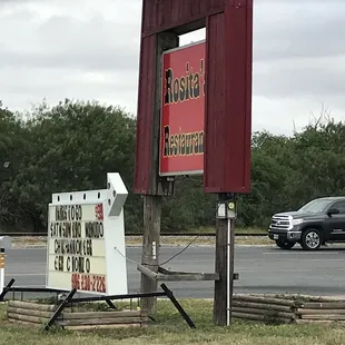 a sign for rosita&apos;s restaurant