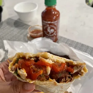 Added siracha- soo good!