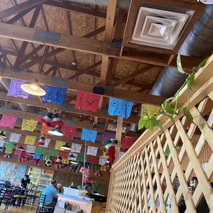 the interior of the restaurant