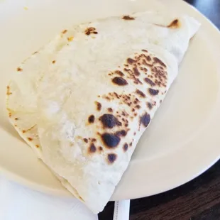Perfect bean and cheese tacos! Perfect chips and salsa also!