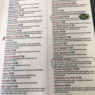 Menu page 2