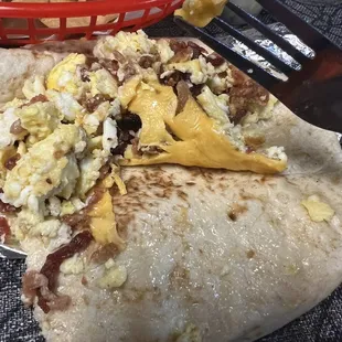 Bacon Egg & Cheese Taco