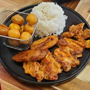 Grilled chicken platter