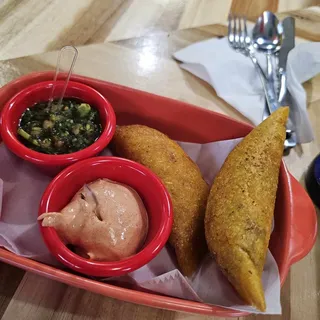 Shredded Beef with Potato Empanada