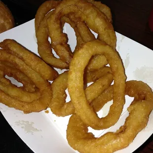 Crispy onion rings