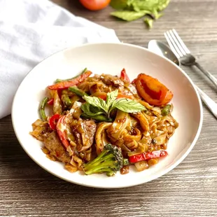 Pad Kee Mao (medium spicy)