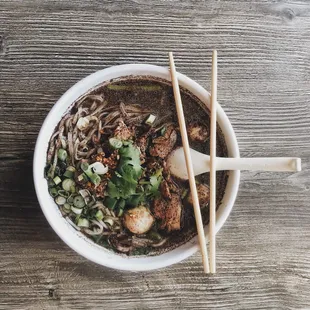 Thai Boat Noodle Soup.