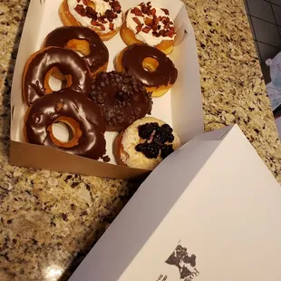 Chocolate glaze, triple chocolate, and BACON!
