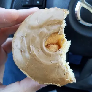 Caramel glazed donut