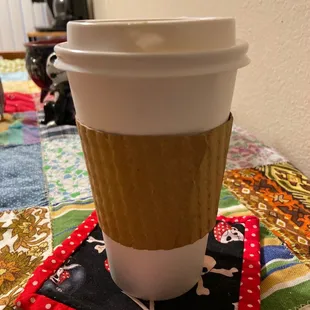 White mocha with caramel