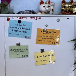 a refrigerator with magnets on it