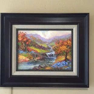 Original oil painting framed by Ross Studios