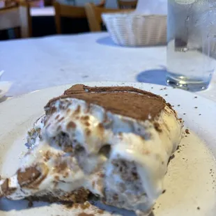 Tiramisu was absolutely house made and fresh as heck!