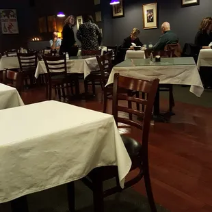 Nice atmosphere. The food came out hot and quick.  Very tasty and the rolls were good.