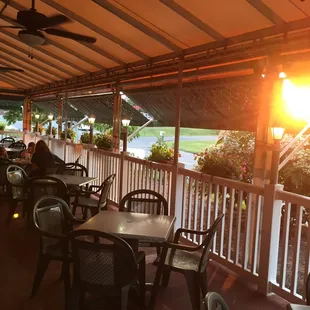 Fantastic outdoor seating area.